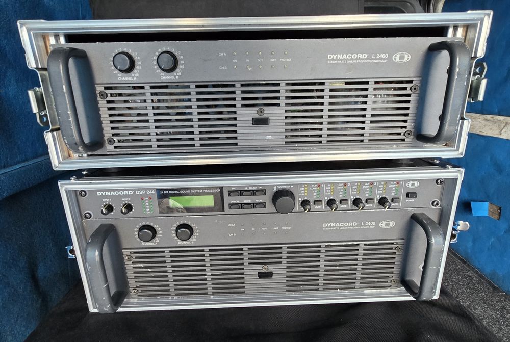 Vand 2 amplificatoare Dynacord L2400 si Procesor  Dynacord DSP 244