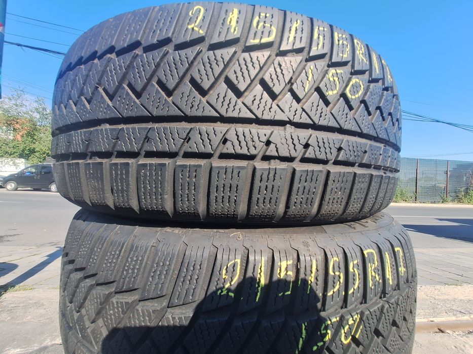 2 anvelope iarna 215/55r17 Continental Montaj Gratuit