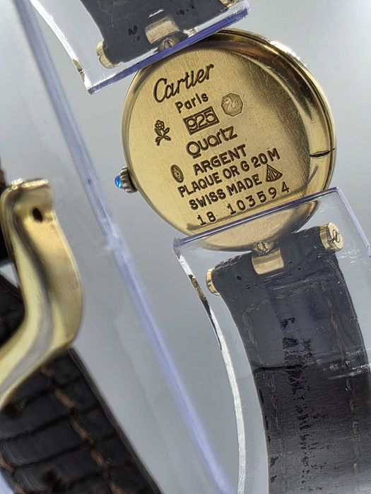 Ceas Cartier cu curea de piele