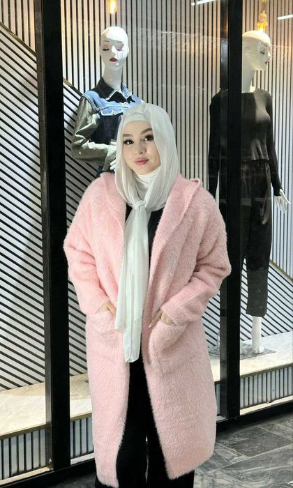 Ayollar va qizlar kiyimi momiqli issiq kapishonli