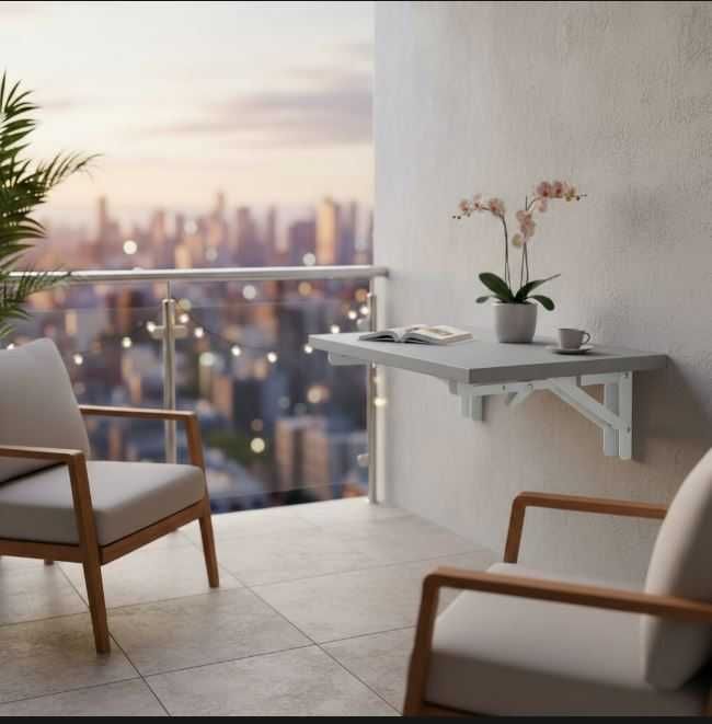 Промо Айви маса сгъваема, кухненска и стенна пдч, дърво