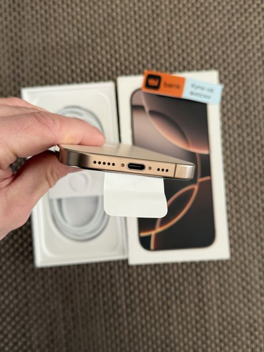 ЛИЗИНГ*30€/м iPhone 16 pro*Desert Titanium айфон 16 про златен