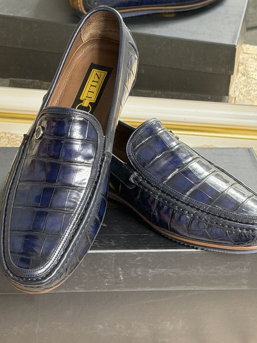 ZILLI — Premium tufli | Ko’k rang | 41-razmer