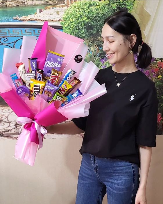 Букет из конфет от 8000тг