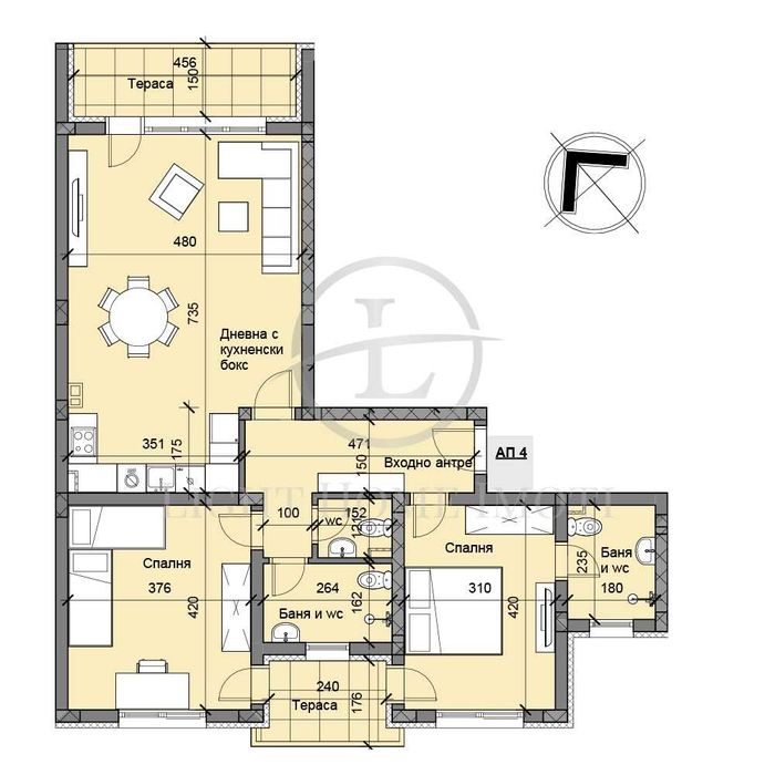 Продава се Тристаен апартамент в Пловдив, Остромила - 122 кв.м за 1156 €/кв.м - Снимка #9