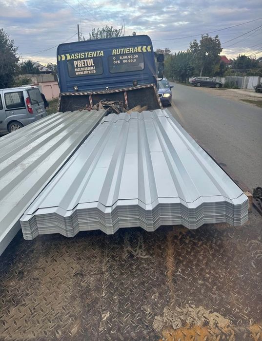 Vând tablă cutată h35 la 6,20metri 
4 metri lungime 
5 metri lungime
