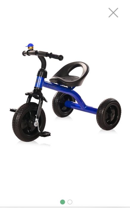 Нова LORELLI EMOTION Триколка FIRST Синьо/ Черна