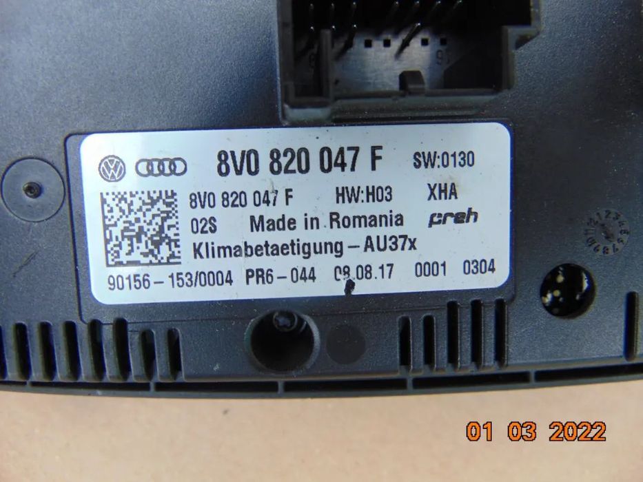 Comenzi AC Audi A3 8v comenzi clima audi a3 8v