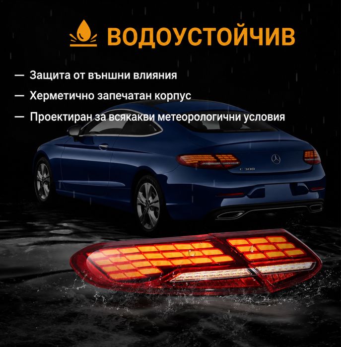 LED задни стопове за Mercedes-Benz C-Class купе C205 / A205