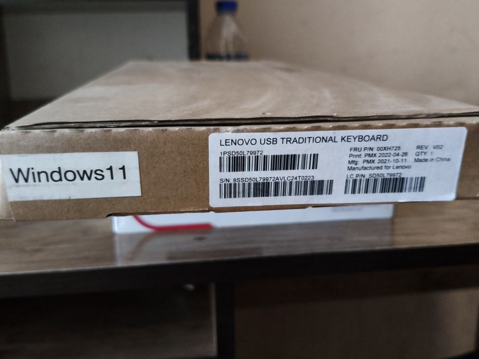Yangi Lenovo USB Traditional Keyboard (Simli klaviatura