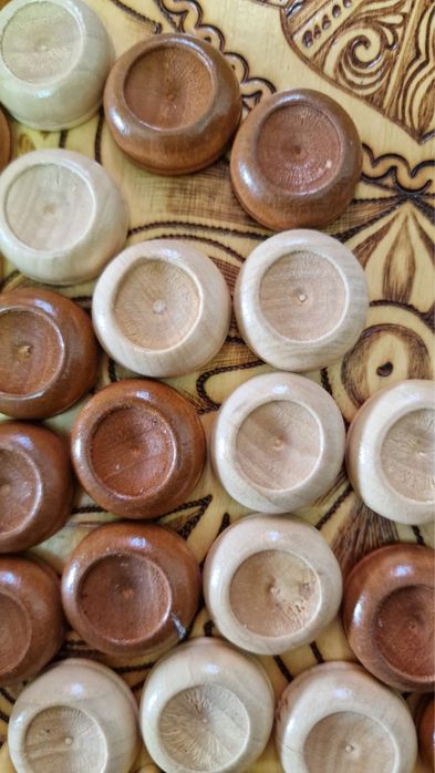 Нарды из натурального дерева