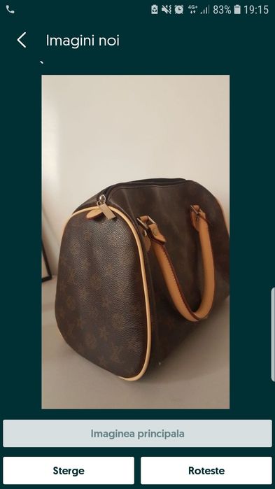 Geanta Louis Vitton/ Defect maner
Nu este originală.
Purtat de câteva