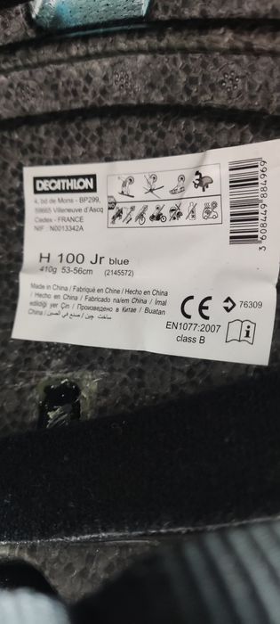 Casca și ochelari schi copii mici