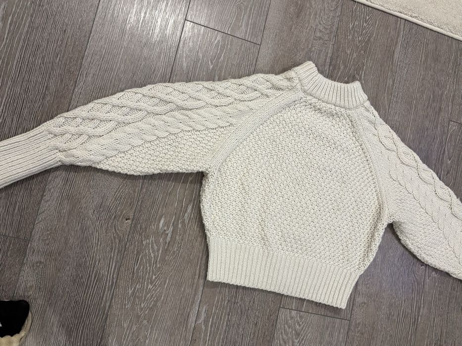 H&M дебел плетен пуловер S