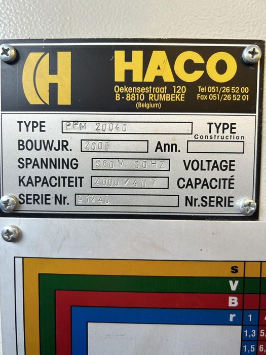 Хидравличен абкант 2000/4