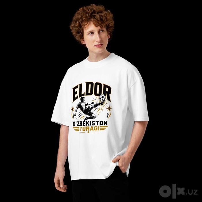ELDOR O'ZBEKISTON YURAGI — Premium Oversized Futbolka