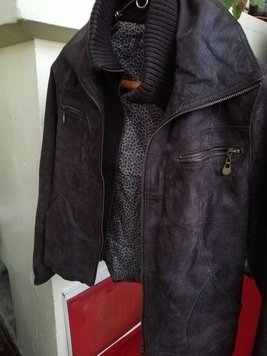 Geacă Piele întoarsă dama