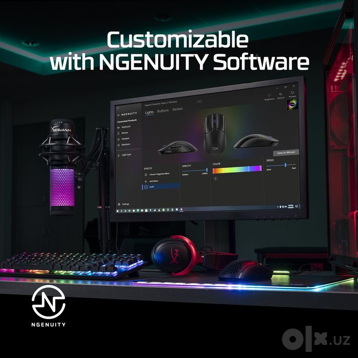 Беспроводная игровая мышь HyperX Pulsefire Haste 2 Wireless