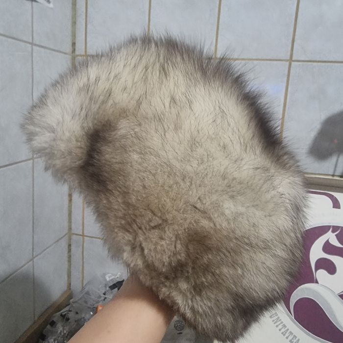 Caciula din blana naturala de vulpe (vintage)