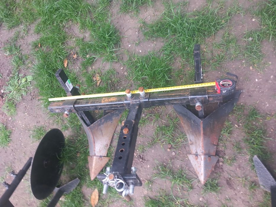 Браздир двоен с картофозагърляч