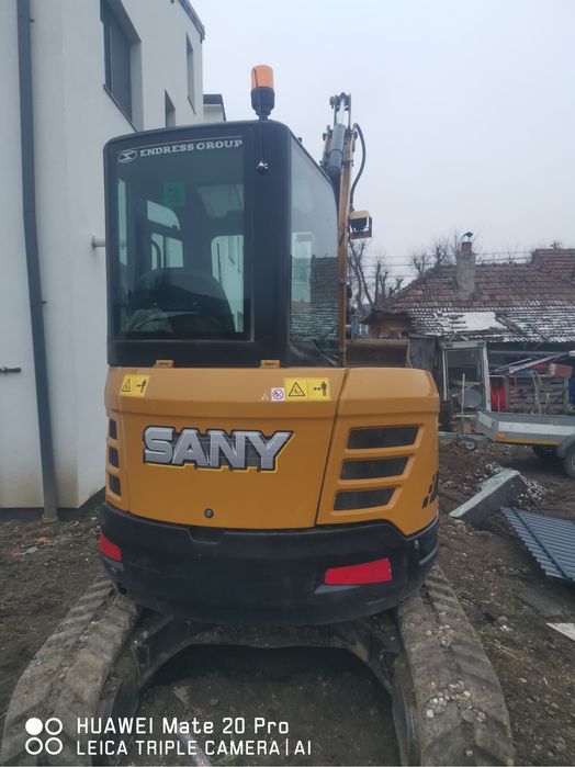 Excavator SANY SY 35U, 8800 ore garantie