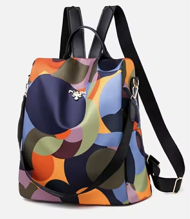 Нова цветна текстилна дамска раница за всекидневна употреба