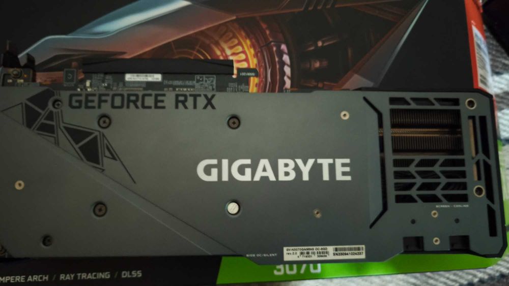 Видеокарта Gigabyte RTX 3070 Gaming ОС 8Gb