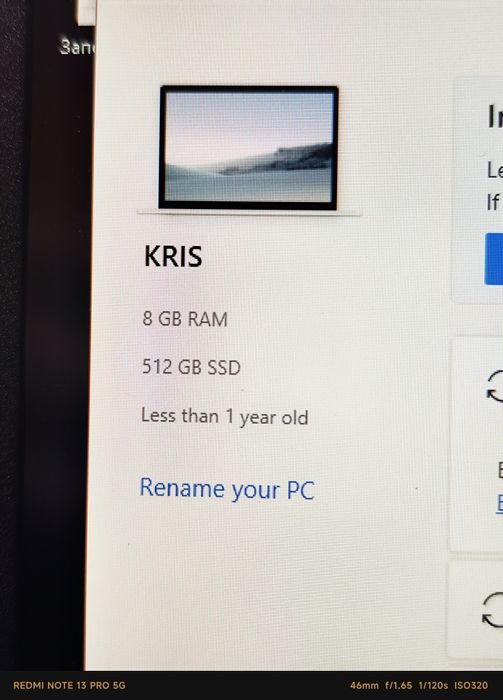 Acer Aspire 5 | i3‑1215U | 8GB RAM | SSD 512GB | Win 11 | Отличен Сив