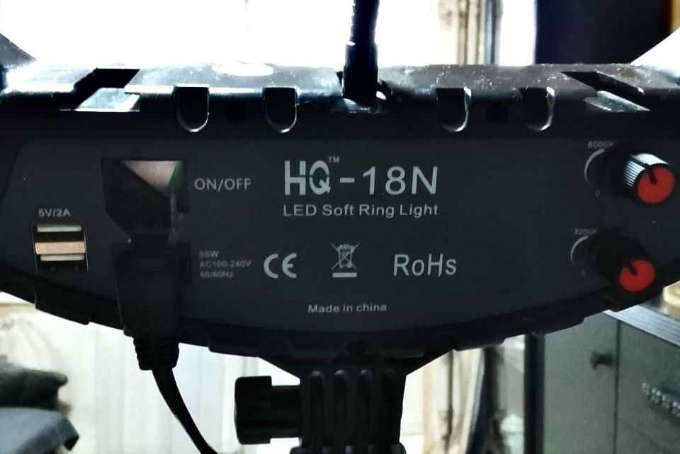 Кольцевая лампа круглая