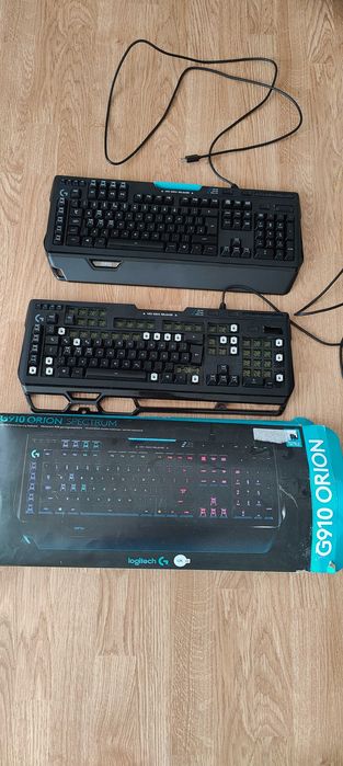 2 геймърски клавиатури Logitech G910 Orion Spectrum RGB зони