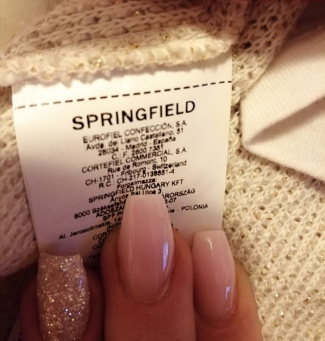 Fusta crem Springfield calitativa, moderna L Noua