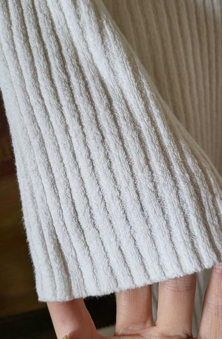 Pulover alb maleta Lacoste original