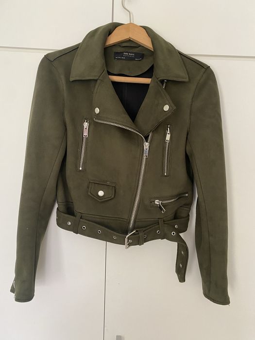 Късо кафифено яке ZARA