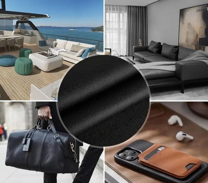 Изкуствена черна кожа