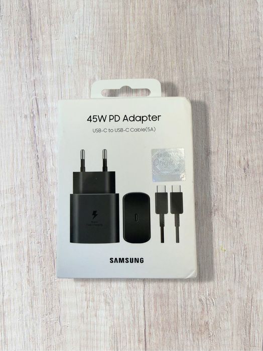 45W PD Adapter + USB-C cable(5A) Samsung