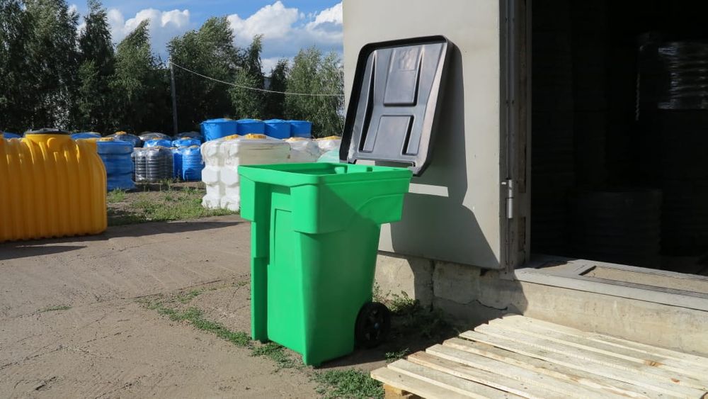 Контейнеры для мусора 240л., Мусорный бак на колесах