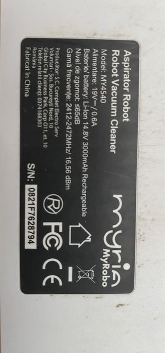 Aspirator robot My Robo Myria