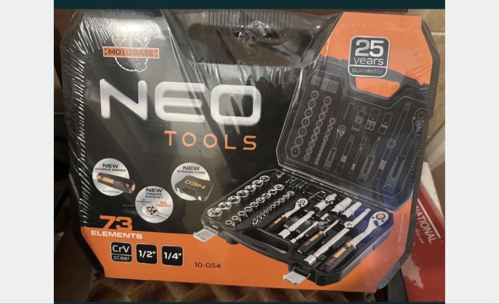 Trusă scule NEO Tools 73 piese – Nouă, sigilată