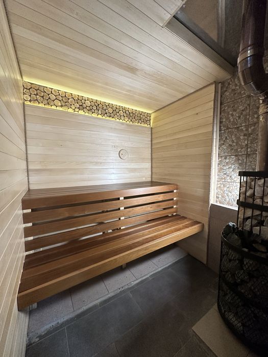 Баня с прорубью.