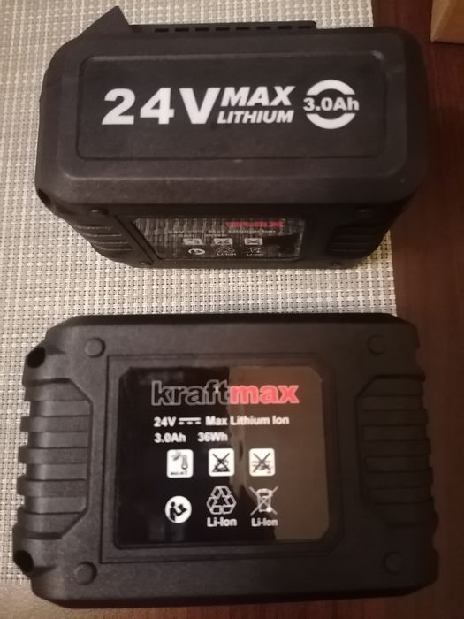 Vand acumulatori 24V, 3.0Ah noi Craftmax