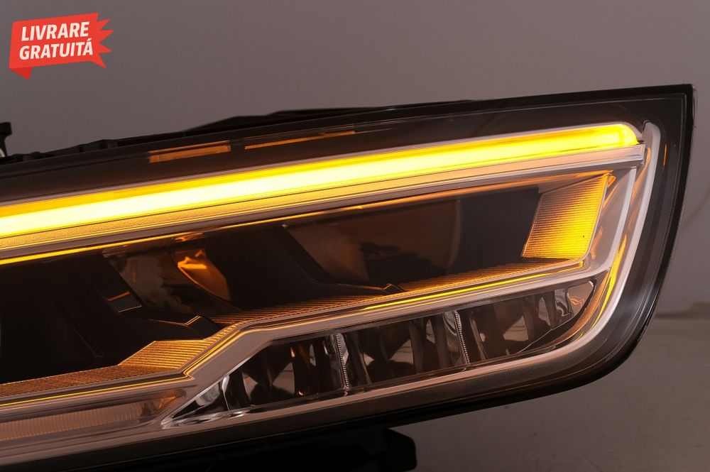 Faruri Full LED Audi Q3 8U Facelift (2014-2017) Conversie de la Xenon