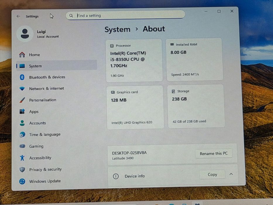 Laptop Dell Latitude 3490 si Lenovo l480