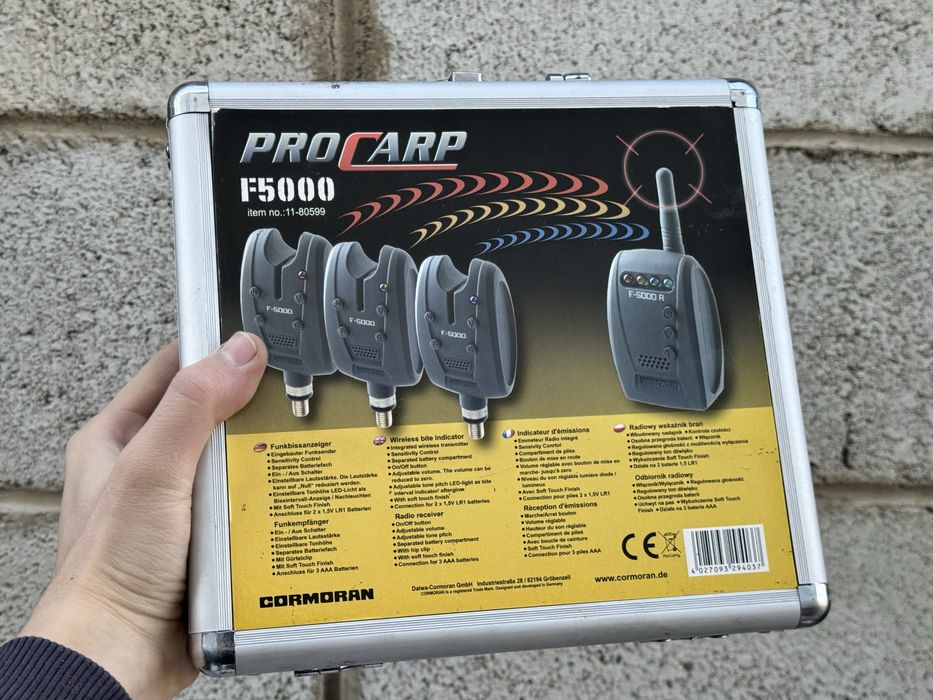 Набор сигнализаторов поклевки Cormoran ProCarp F5000 (3+1) в кейсе