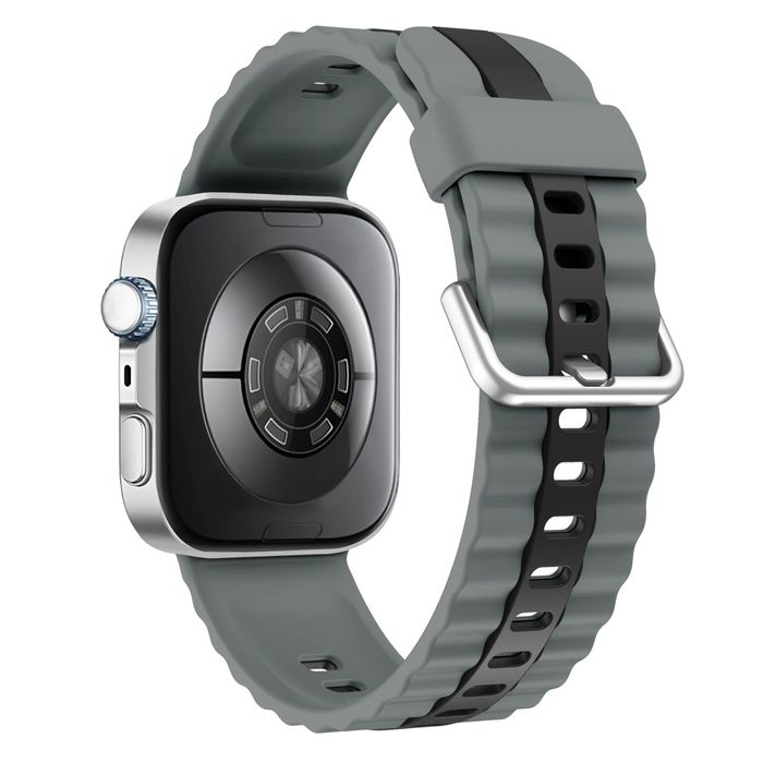 Huawei Watch Fit 3 4 4 Pro / STRIPE Двуцветна силиконова каишка