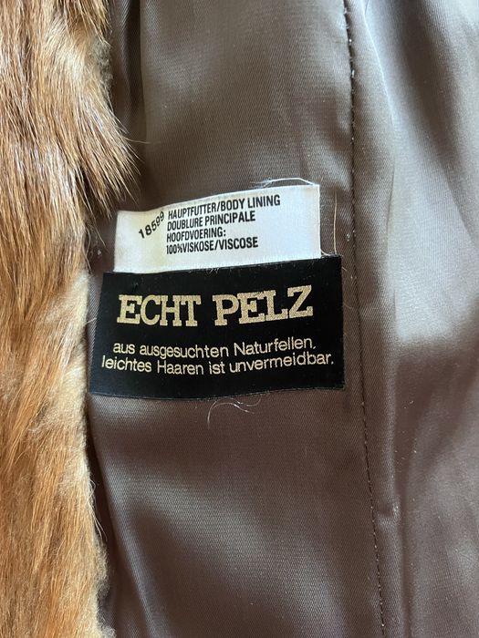 Кожено палто от лисица