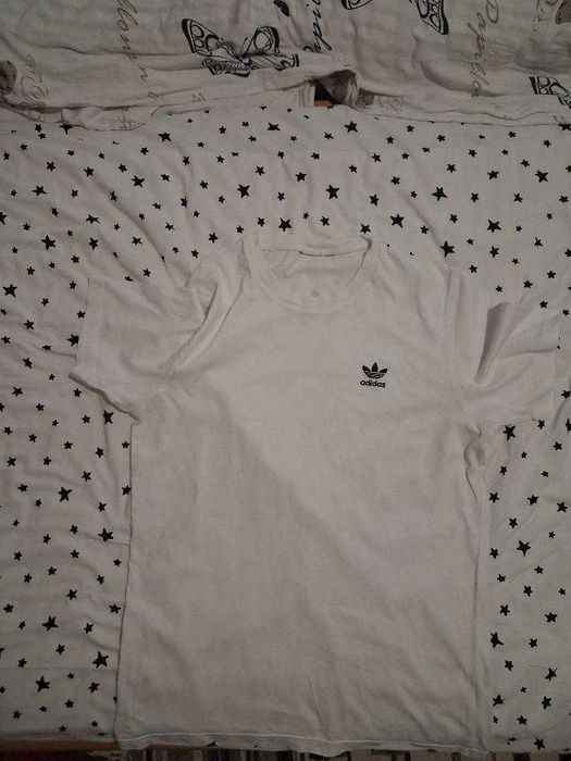 Vand tricou adidas alb