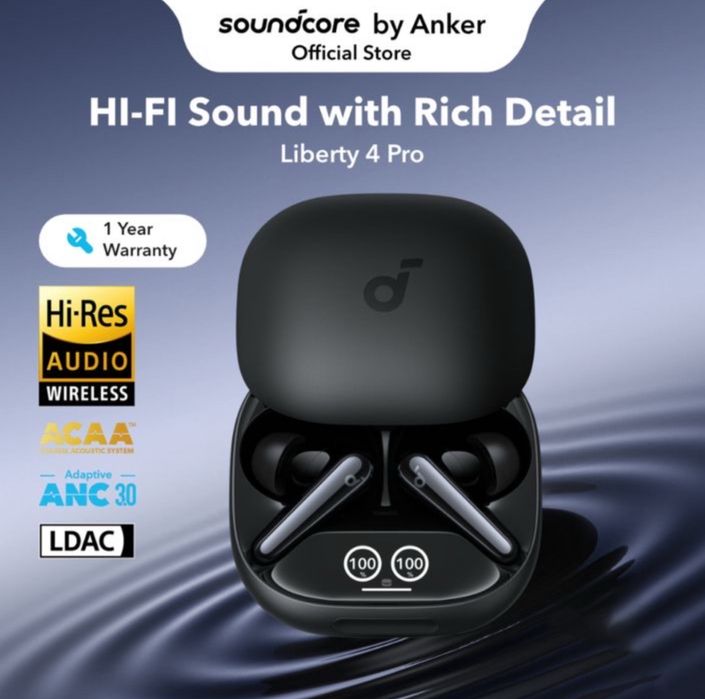 Беспроводные наушники Soundcore Liberty 4 Pro