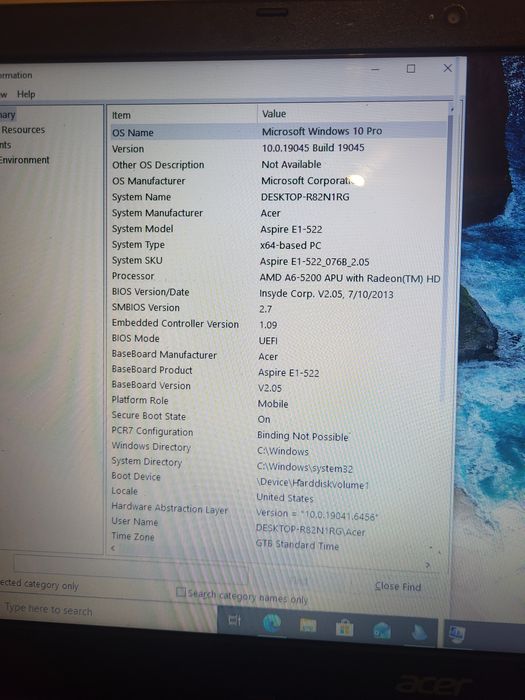Laptop Acer  Quad-core+SSD