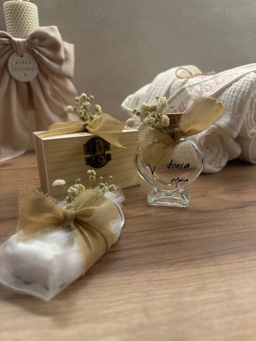 Trusou botez premium personalizat – set complet bebe