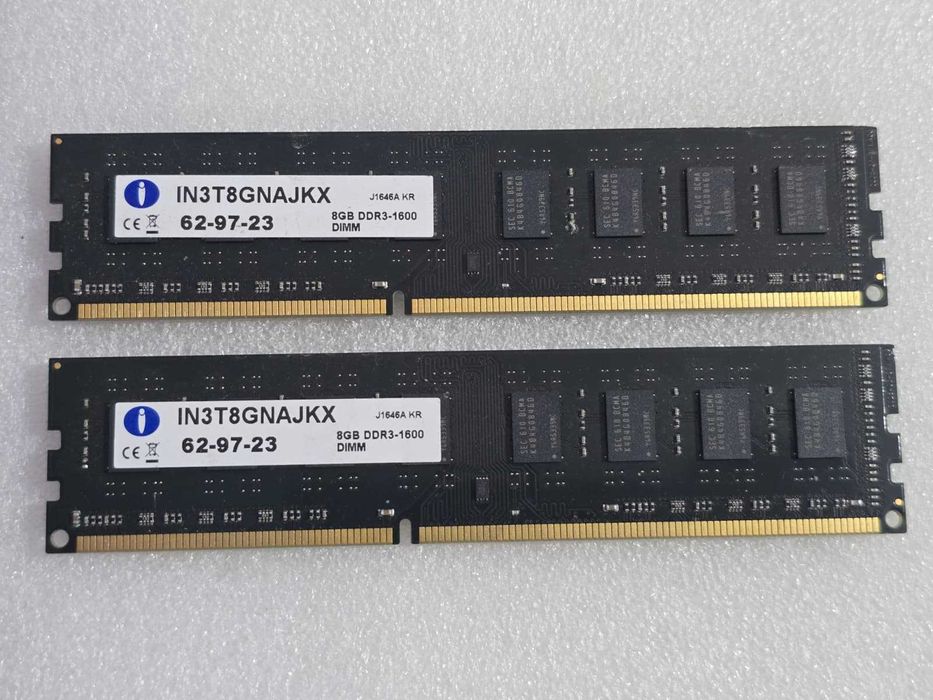 Kit Memorie RAM Integral 16GB (2x8GB) DDR3 1600MHz PC3-12800 DIMM IN3T8GNAJKX